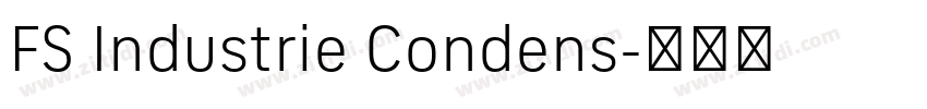 FS Industrie Condens字体转换 FS Industrie Condens字体转换